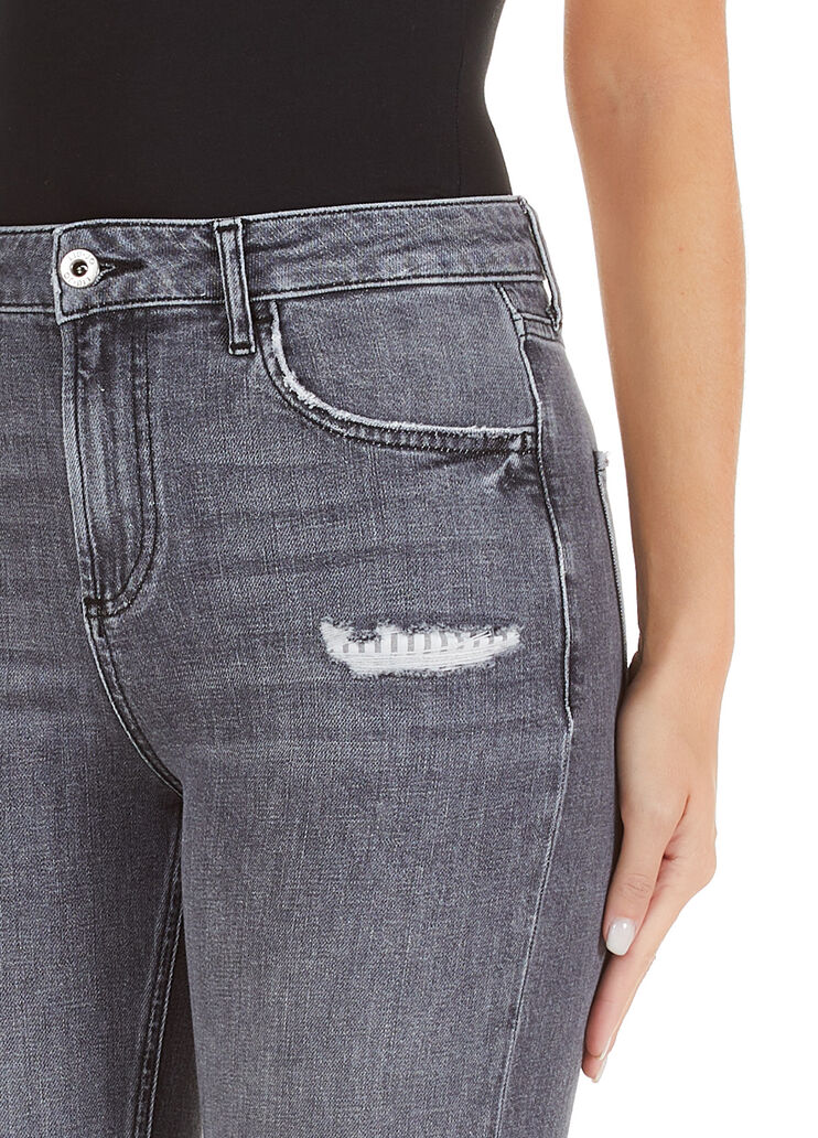 Eco-friendly straight jeans grey denim Liu Jo - large image number 2 Eco-friendly straight jeans grey denim Liu Jo - large image number 2