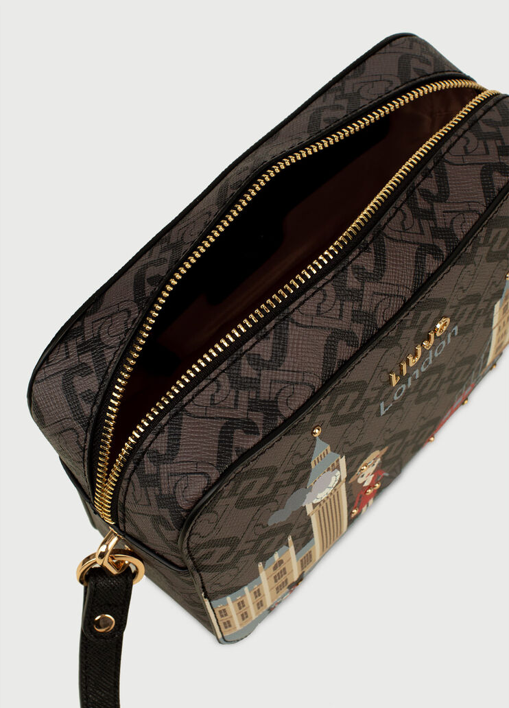 Crossbody bag with city London Print Liu Jo - large image number 4