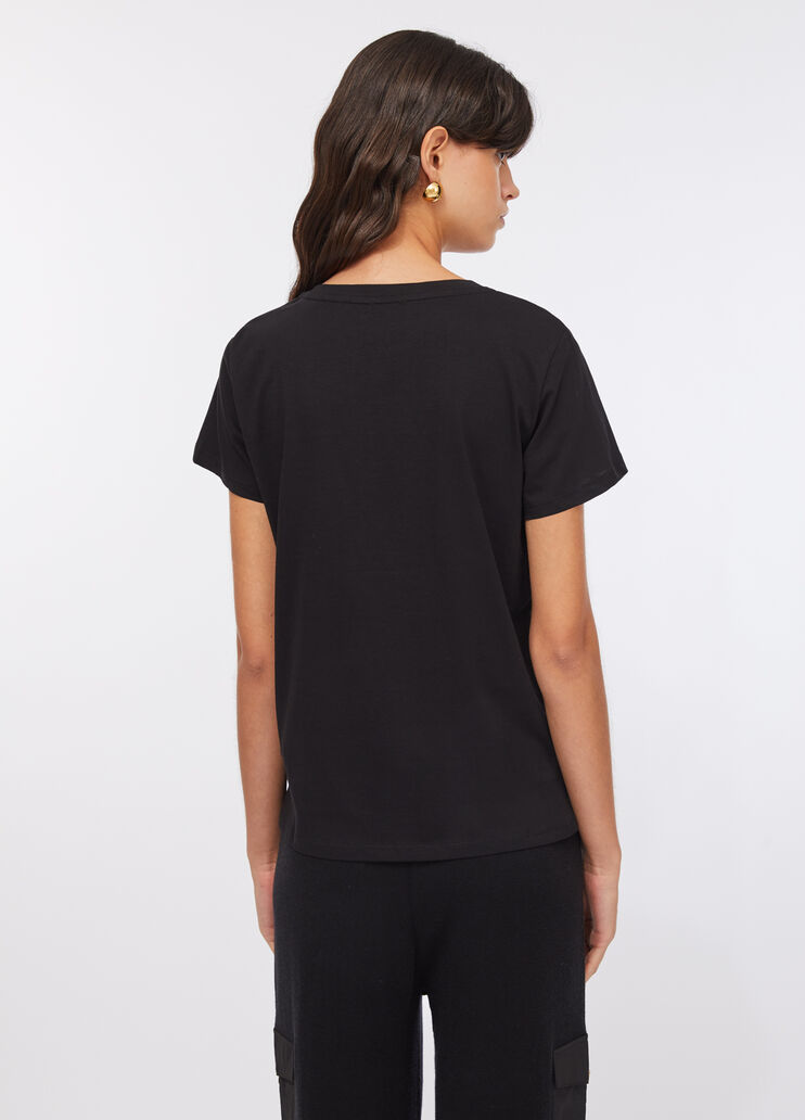 T-shirt en coton noir Liu Jo - large image number 1