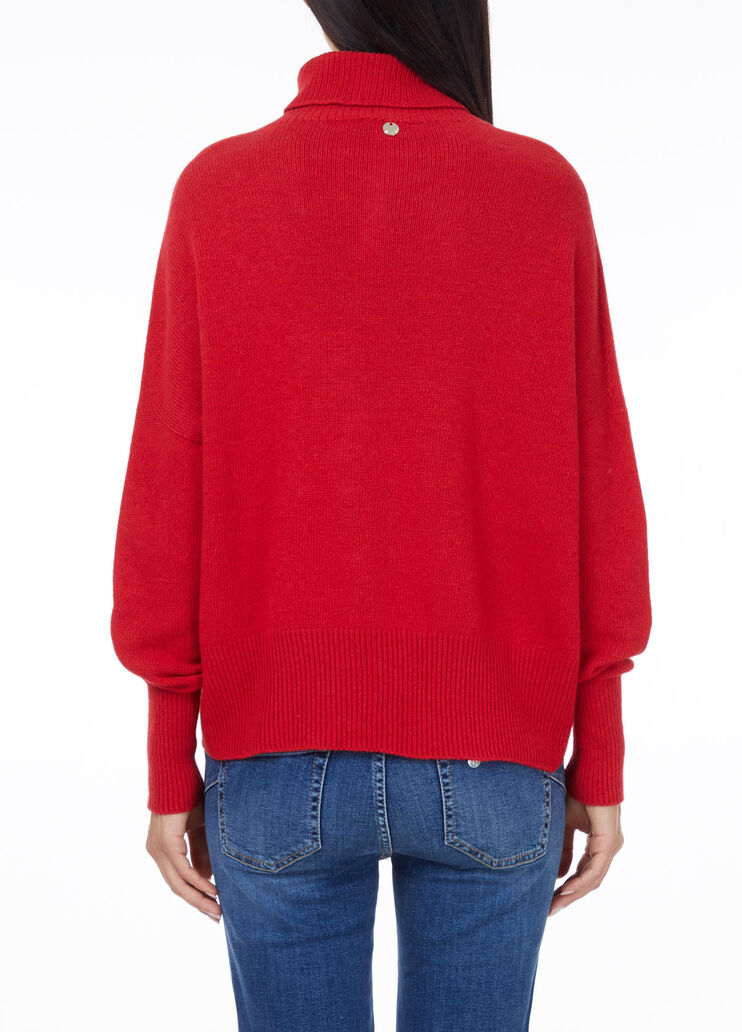 Plain colour turtleneck Red Liu Jo - large image number 1