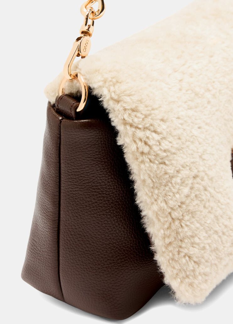 Borsa LaPuffy media in teddy testa di moro Liu Jo - large image number 5 Borsa LaPuffy media in teddy testa di moro Liu Jo - large image number 5