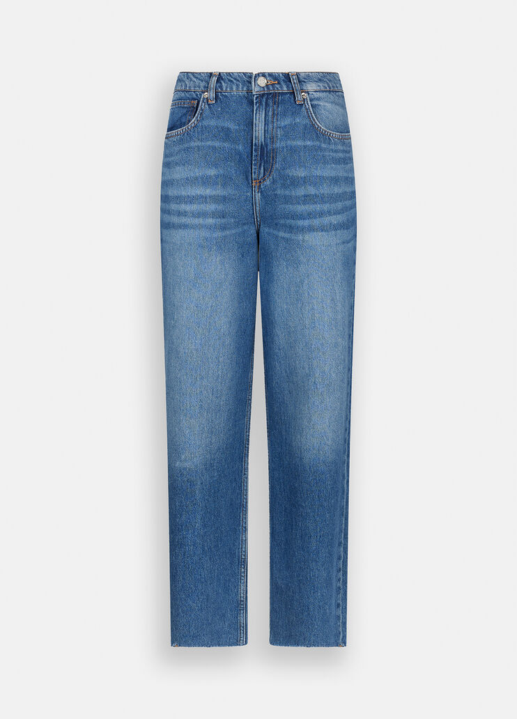Low-rise wide-leg jeans blue denim Liu Jo - large image number 6 Low-rise wide-leg jeans blue denim Liu Jo - large image number 6