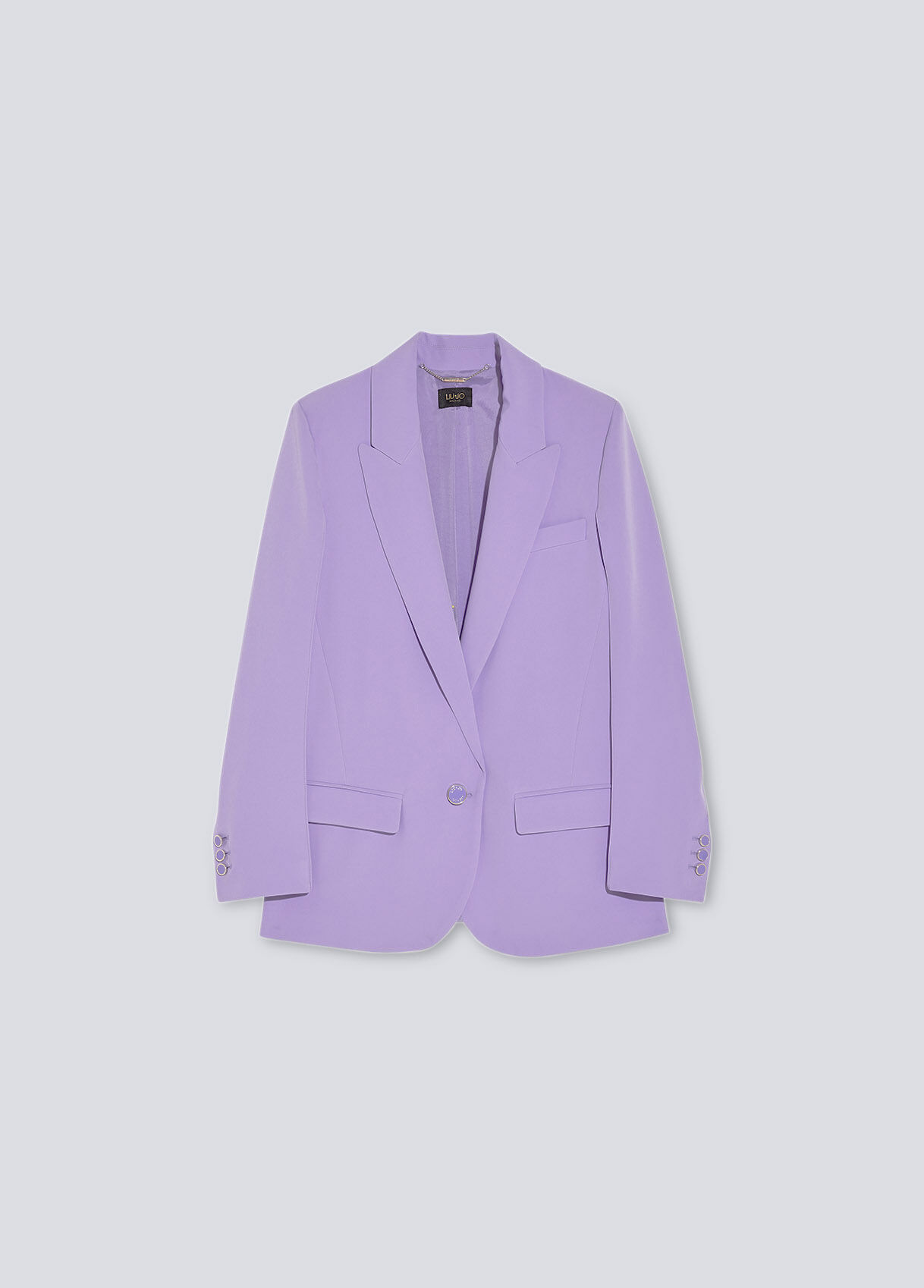 VIP【関税送料無料】希少 HEBE STUDIO LILAC VISCOSE BLAZER Hebe Studio Lilac Viscose The Lover Blazer In Multicolor