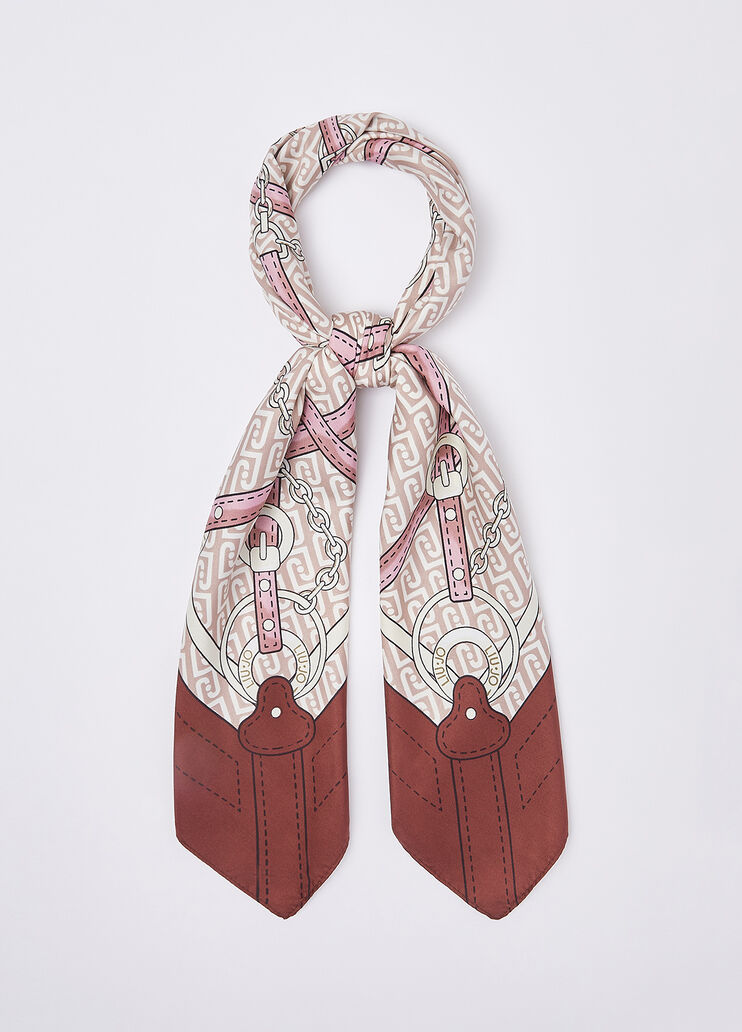 Gro&szlig;es Tuch mit Riemen Bordeaux Liu Jo - medium