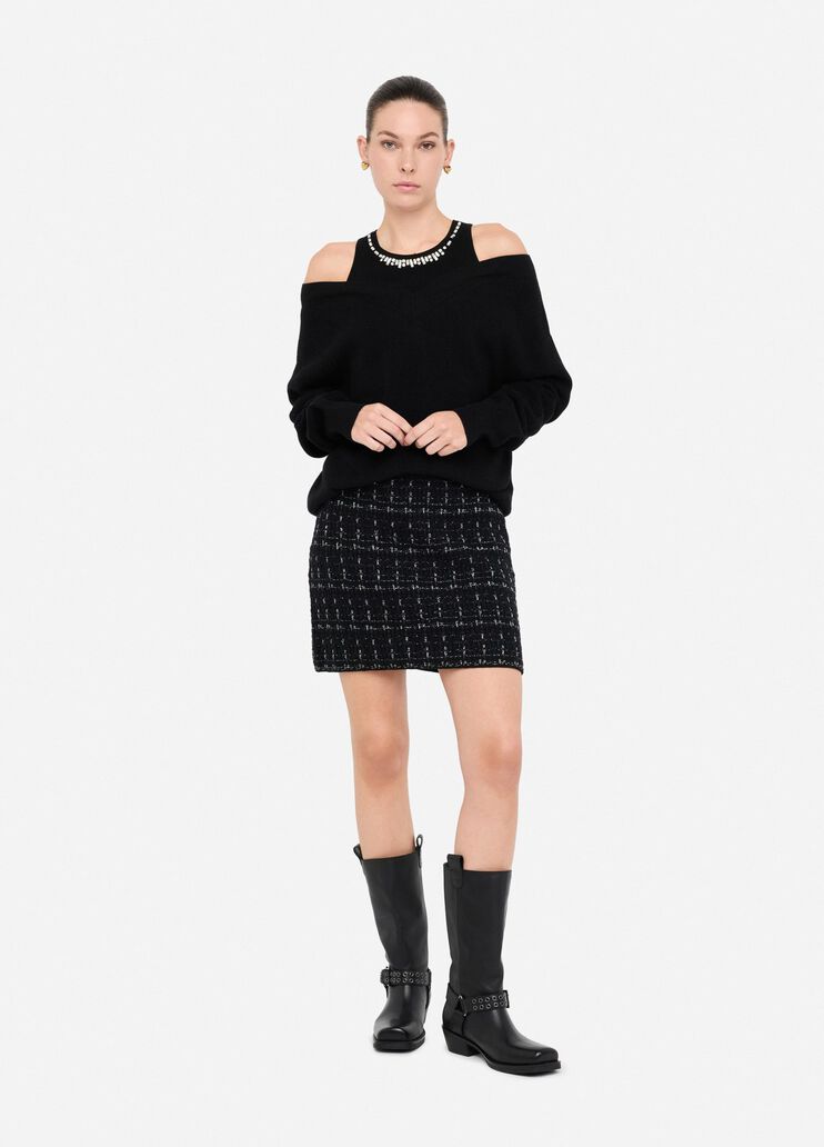 Wool-blend miniskirt black Liu Jo - medium Wool-blend miniskirt black Liu Jo - medium