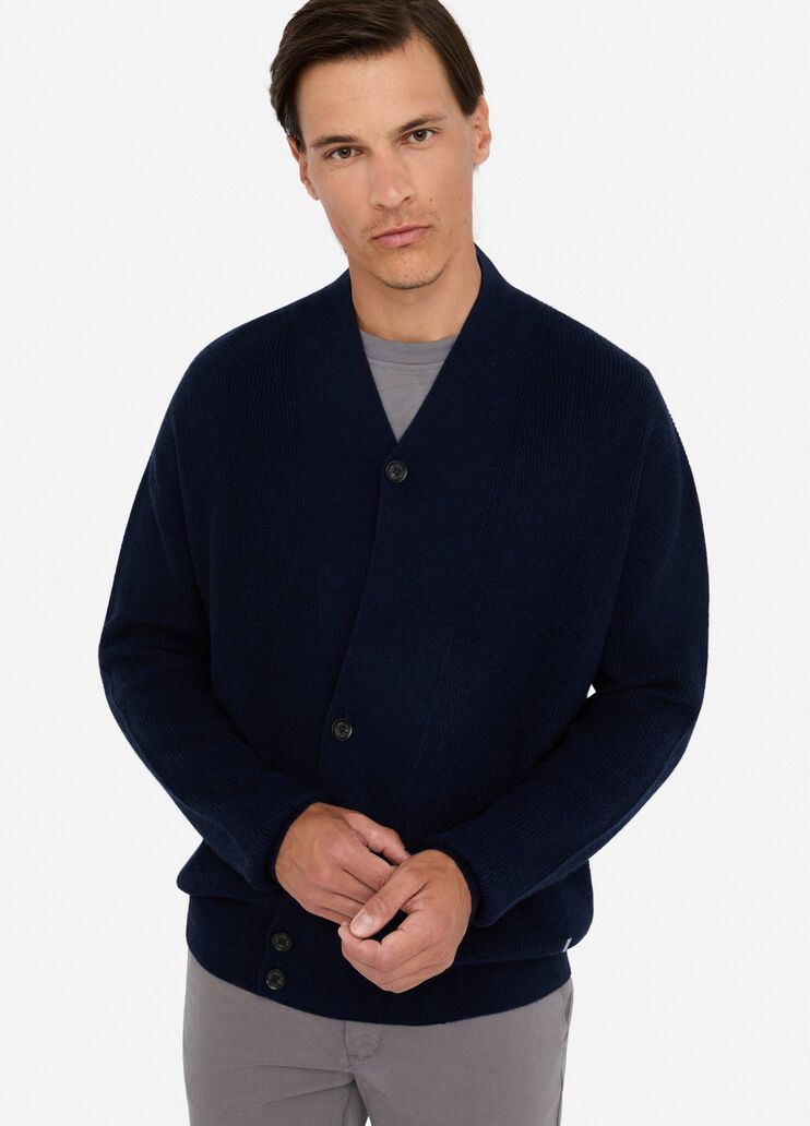 Cardigan aus Wolle und Kaschmir   Dunkelblau Liu Jo - large image number 2