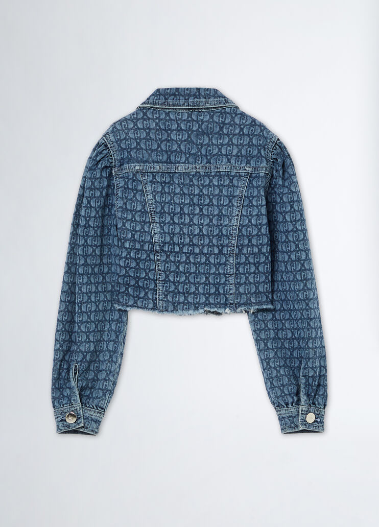 Denim jacket with monogram monogram Liu Jo - medium Denim jacket with monogram monogram Liu Jo - medium