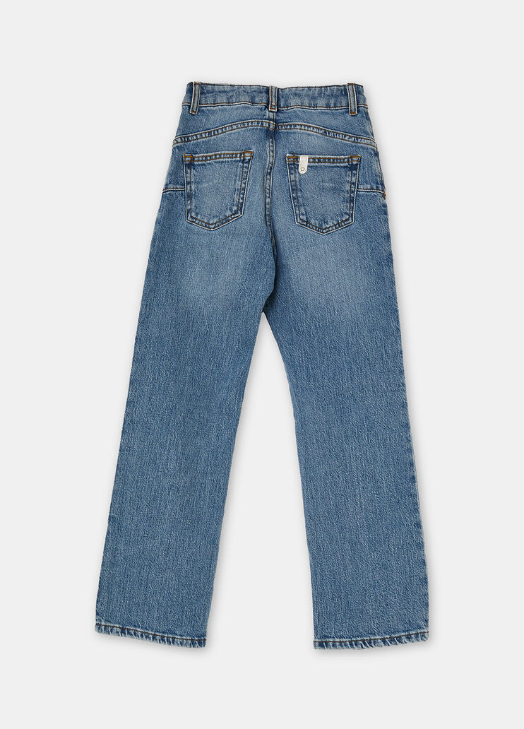 Jean droit denim bleu foncé Liu Jo - large image number 3 Jean droit denim bleu foncé Liu Jo - large image number 3