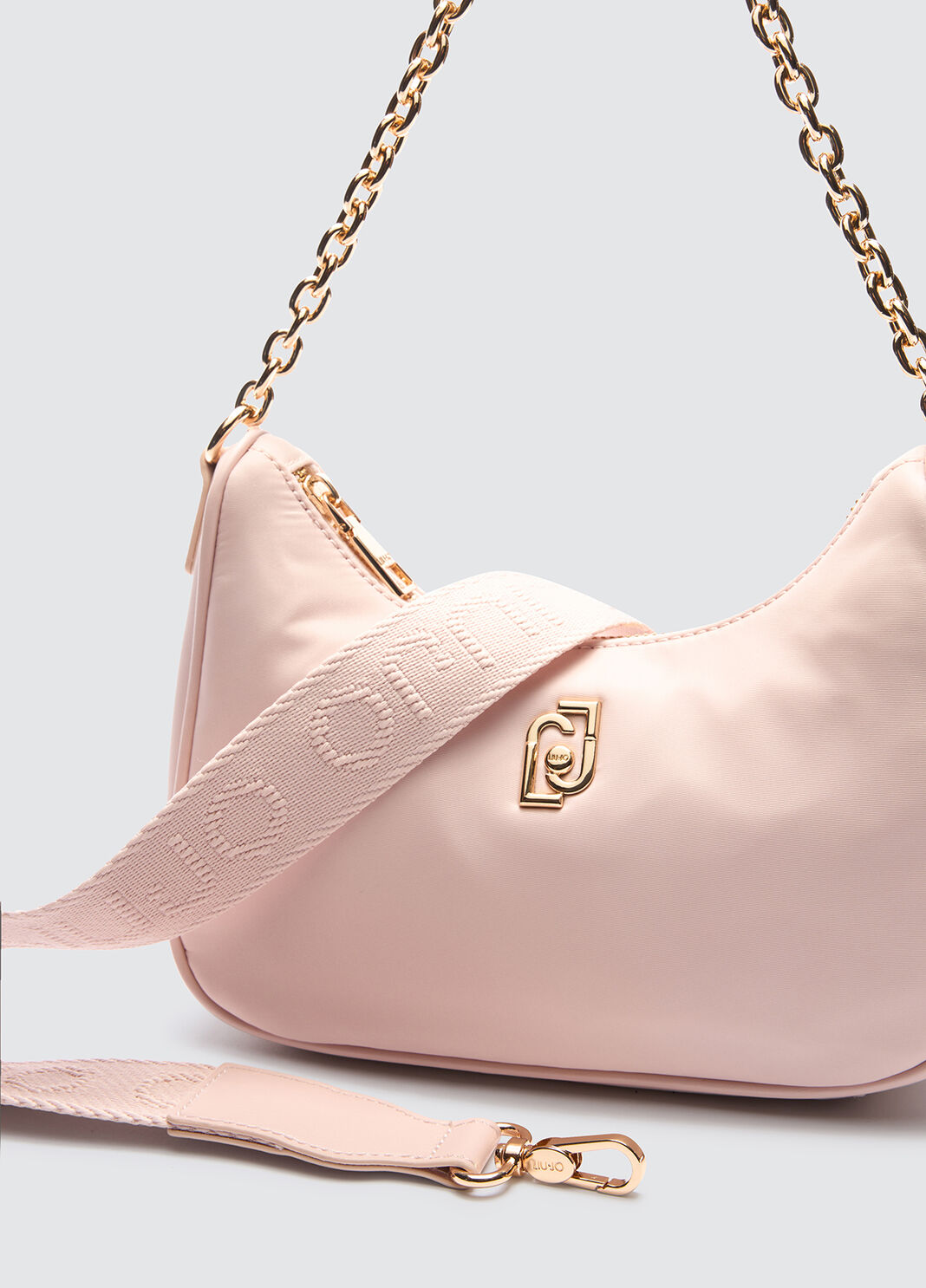 Small hobo bag with charm powder pink Liu Jo - large image number 6