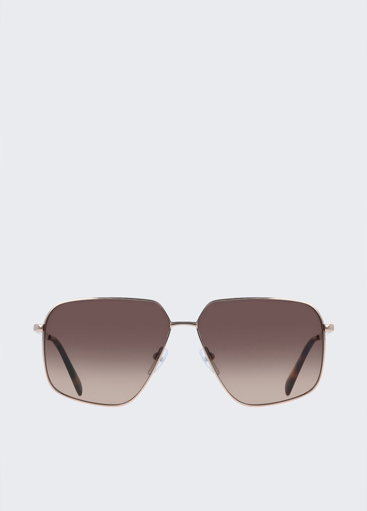 Square sunglasses rose gold Liu Jo - large image number 1 Square sunglasses rose gold Liu Jo - large image number 1