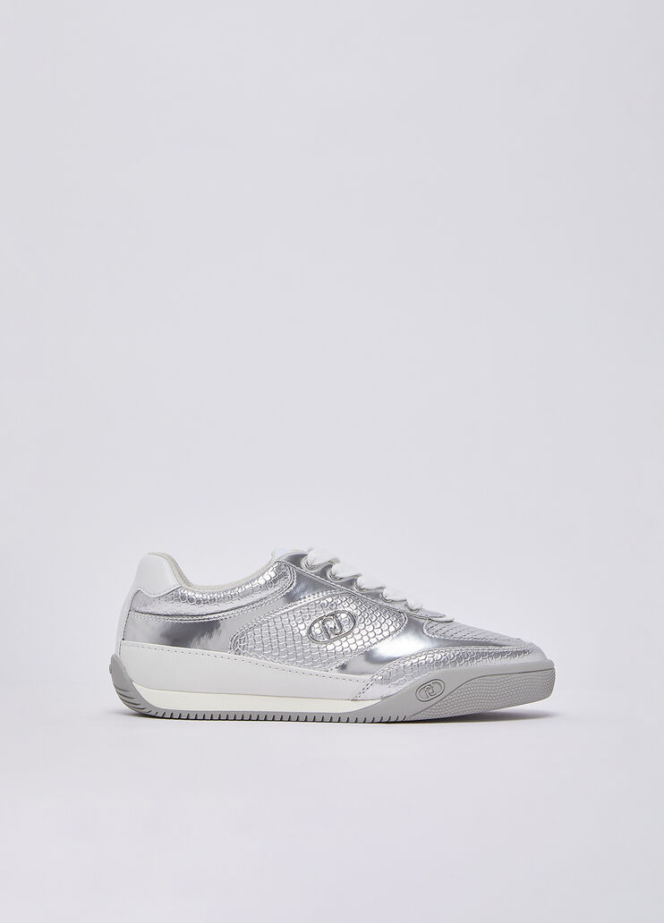 Sneakers laminiert silber Liu Jo - medium