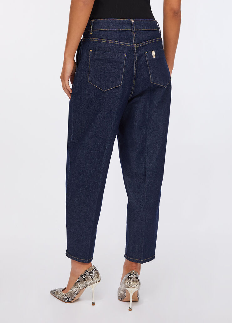 Cropped balloon jeans classic wash Liu Jo - large image number 1