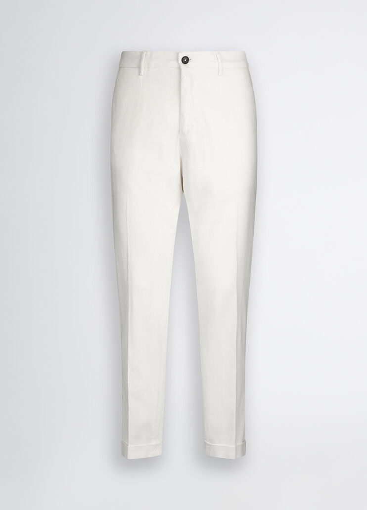 Slim fit chinos tofu white Liu Jo - large image number 6 Slim fit chinos tofu white Liu Jo - large image number 6