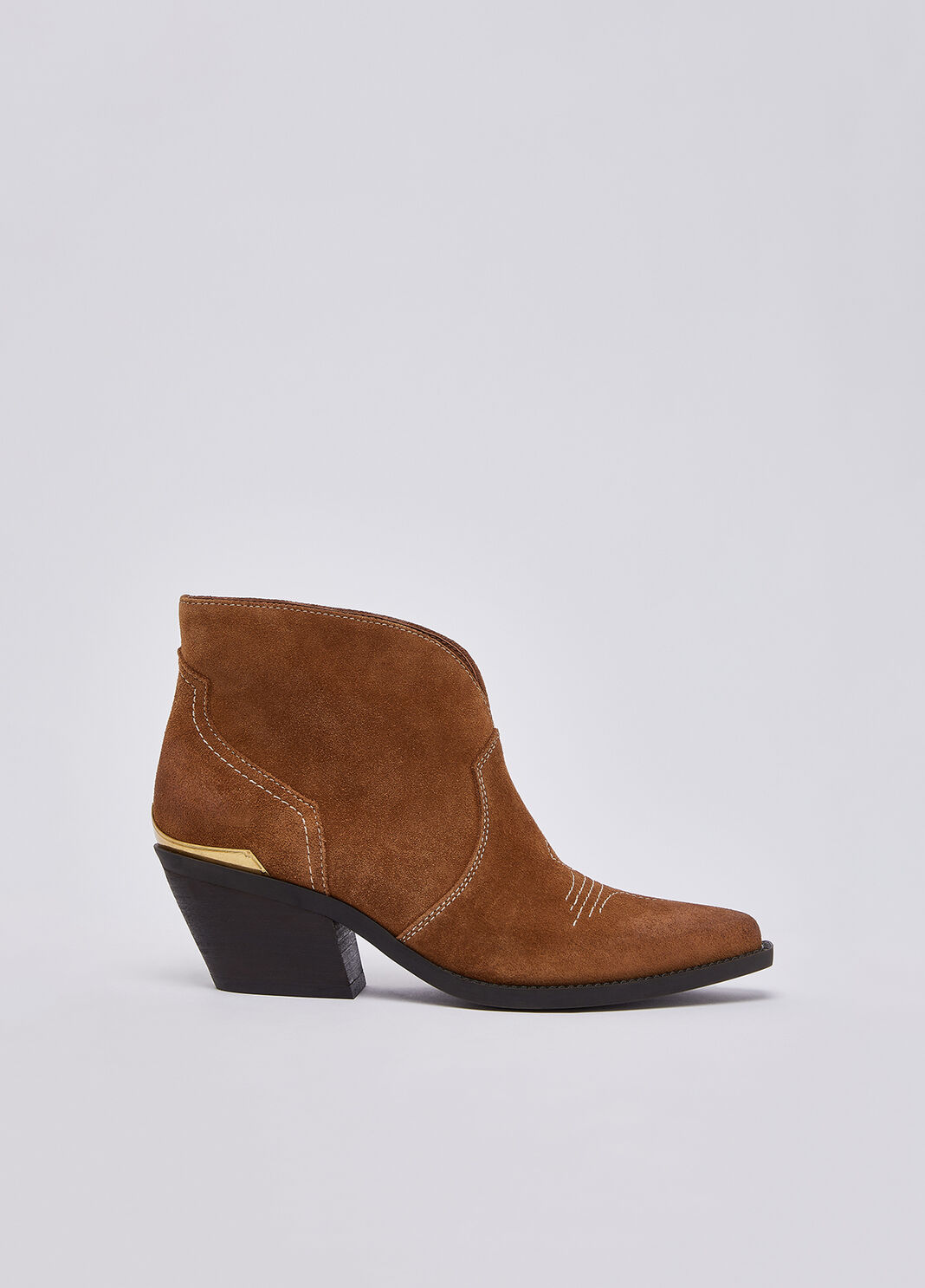 Suede cowboy ankle boots leather colour Liu Jo - large image number 0