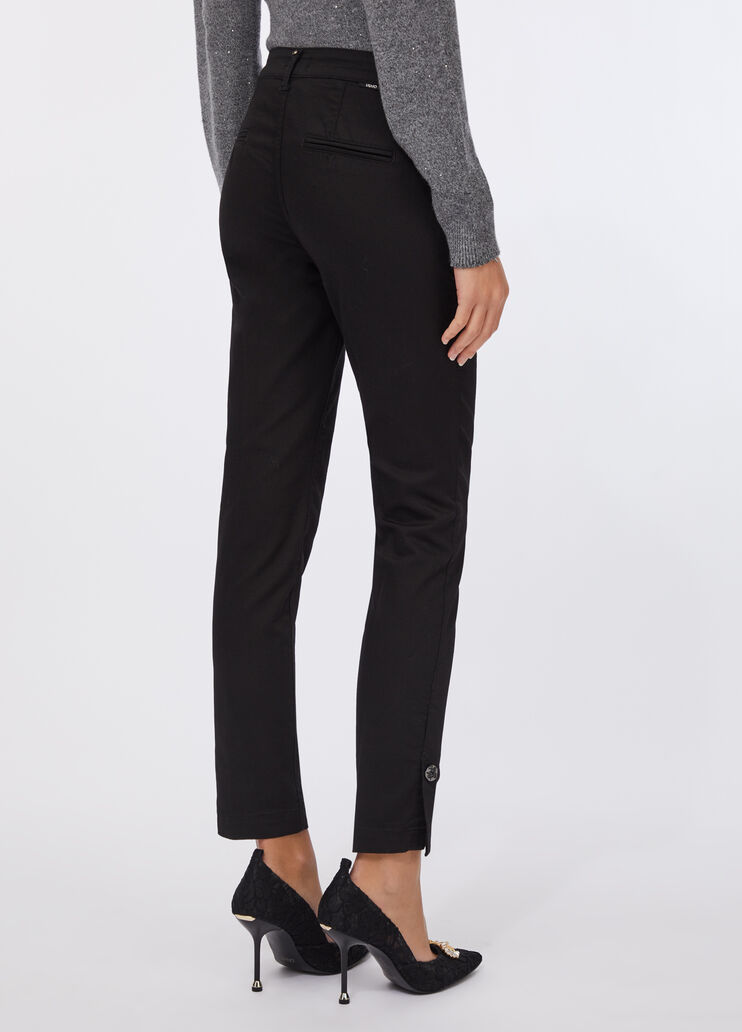 Slim fit chinos black Liu Jo - large image number 1