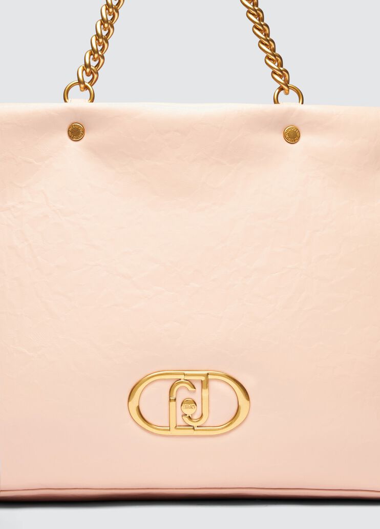 Large LaPuffy tote bag powder pink Liu Jo - large image number 5 Large LaPuffy tote bag powder pink Liu Jo - large image number 5