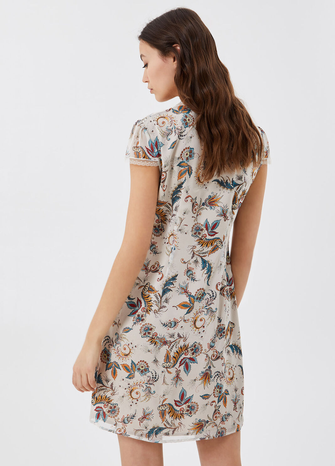 Vestito corto in seta Paisley Liu Jo - large image number 1