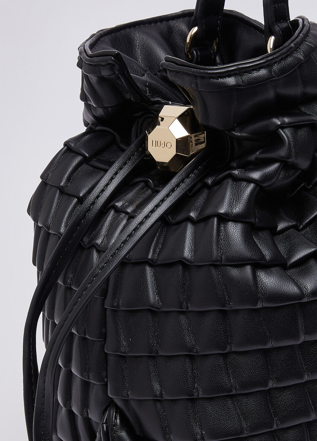Large Riccy Embossed Bag black Liu Jo - large image number 5