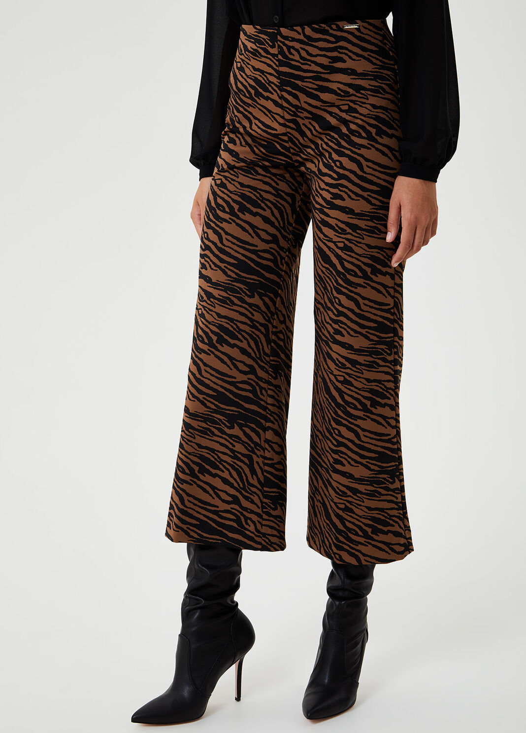 Pantalon cropped Beige Liu Jo - large image number 0