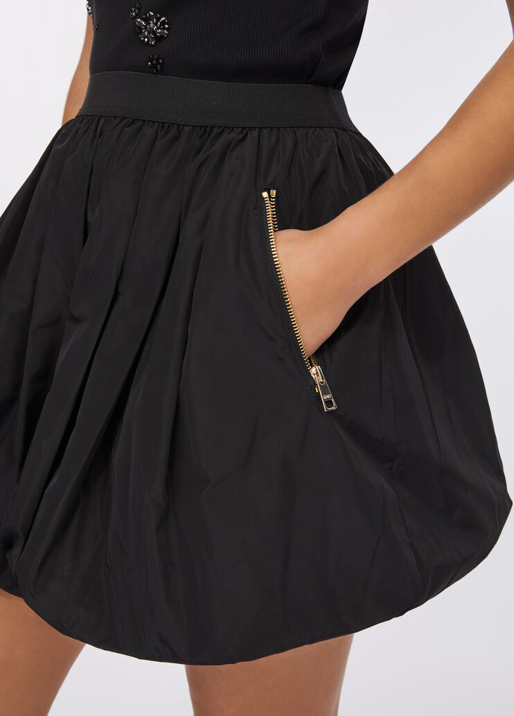 Taffeta miniskirt black Liu Jo - large image number 3 Taffeta miniskirt black Liu Jo - large image number 3
