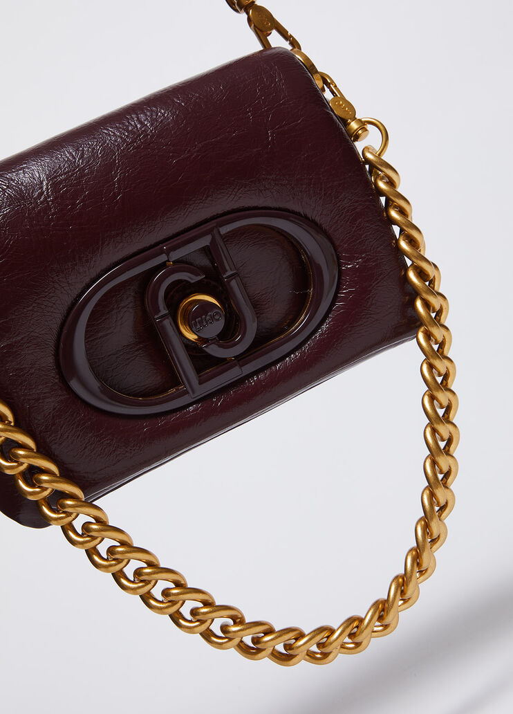 LaPuffy glossy shoulder bag burgundy Liu Jo - large image number 5 LaPuffy glossy shoulder bag burgundy Liu Jo - large image number 5