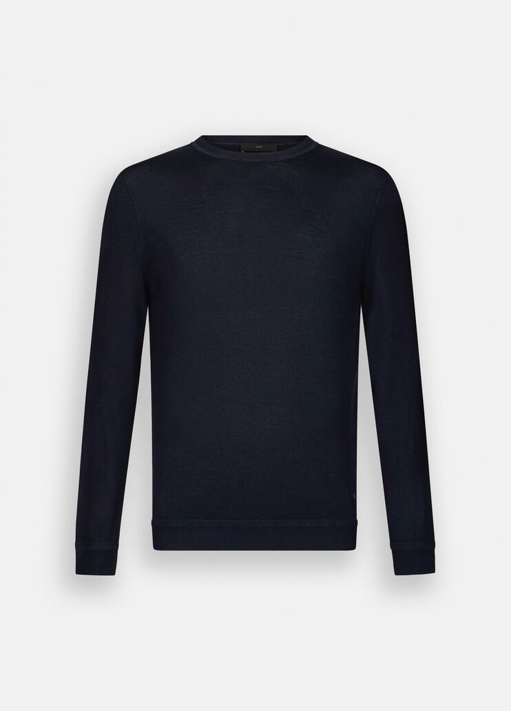 Wool jumper dark blue Liu Jo - large image number 6 Wool jumper dark blue Liu Jo - large image number 6