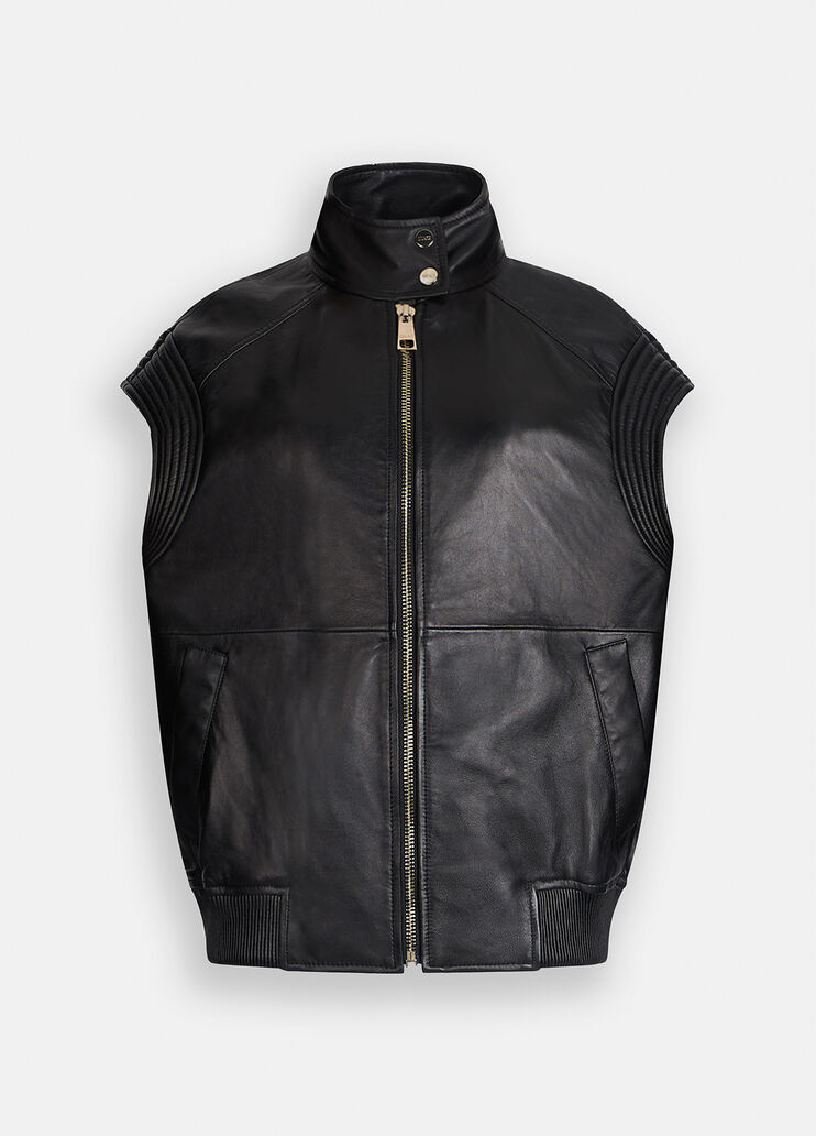 Oversize-Lederweste Schwarz Liu Jo - medium Oversize-Lederweste Schwarz Liu Jo - medium