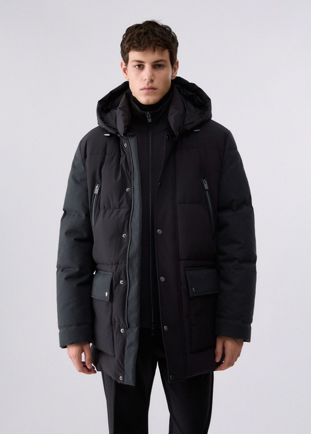 Hooded Jacket dark grey Liu Jo - large image number 0