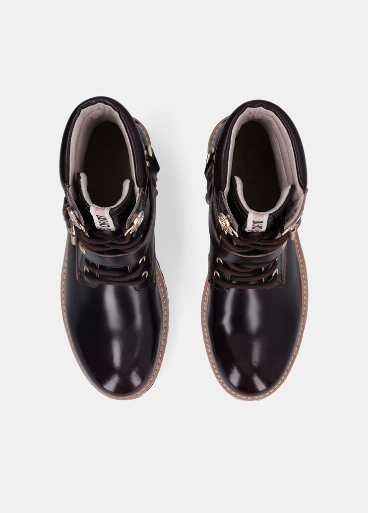 Stiefelette aus Leder mit Nieten schwarz Liu Jo - large image number 4