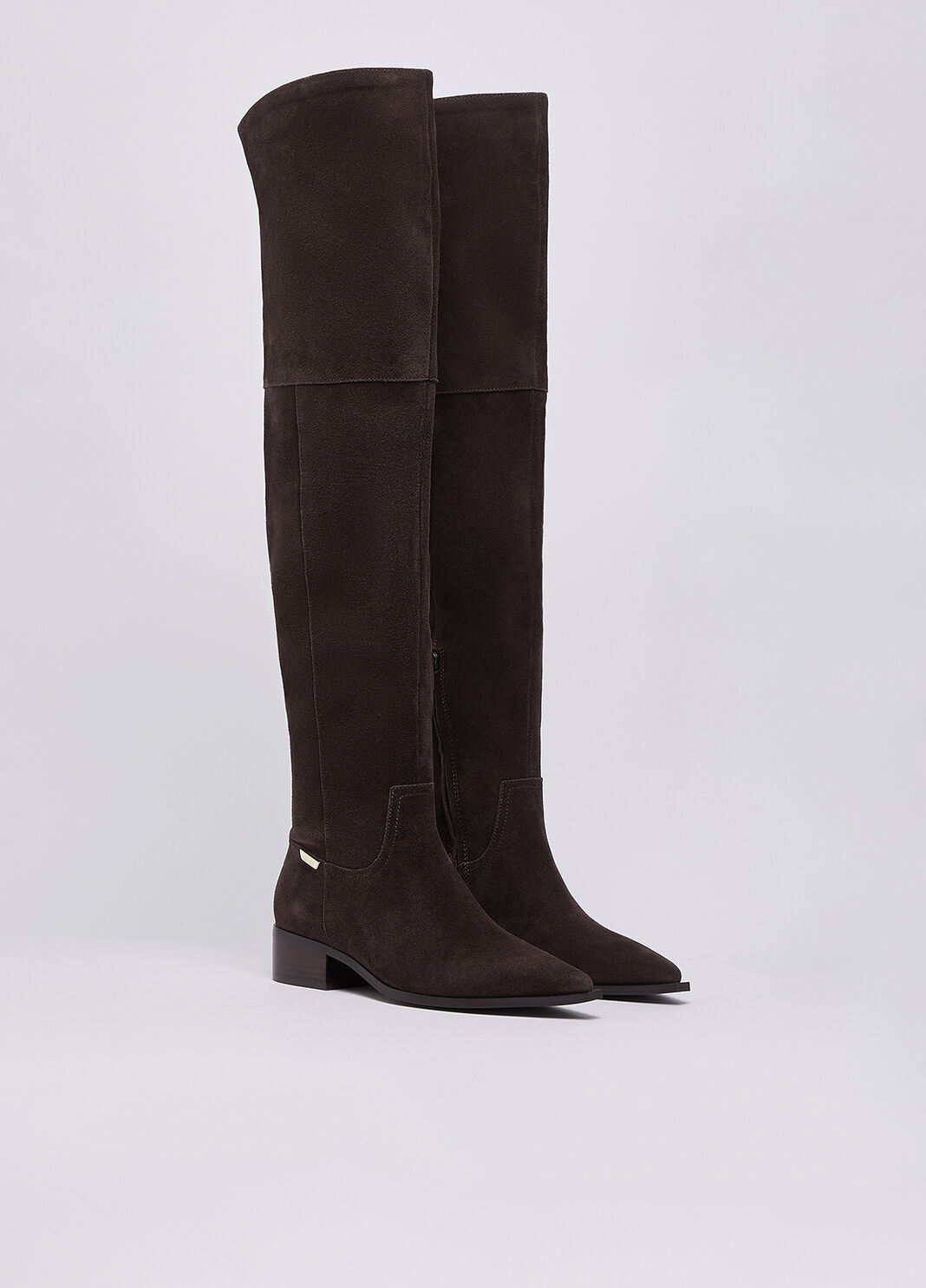 Stivali cuissardes in suede moka Liu Jo - large image number 1
