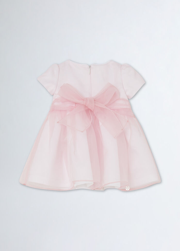 Baby girl’s organza dress white/pink Liu Jo - medium Baby girl’s organza dress white/pink Liu Jo - medium