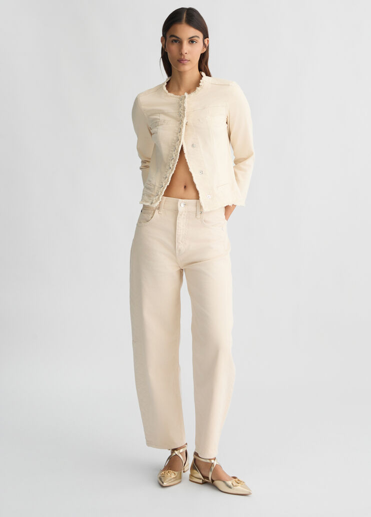 Beige jacket with rhinestones light beige Liu Jo - medium Beige jacket with rhinestones light beige Liu Jo - medium