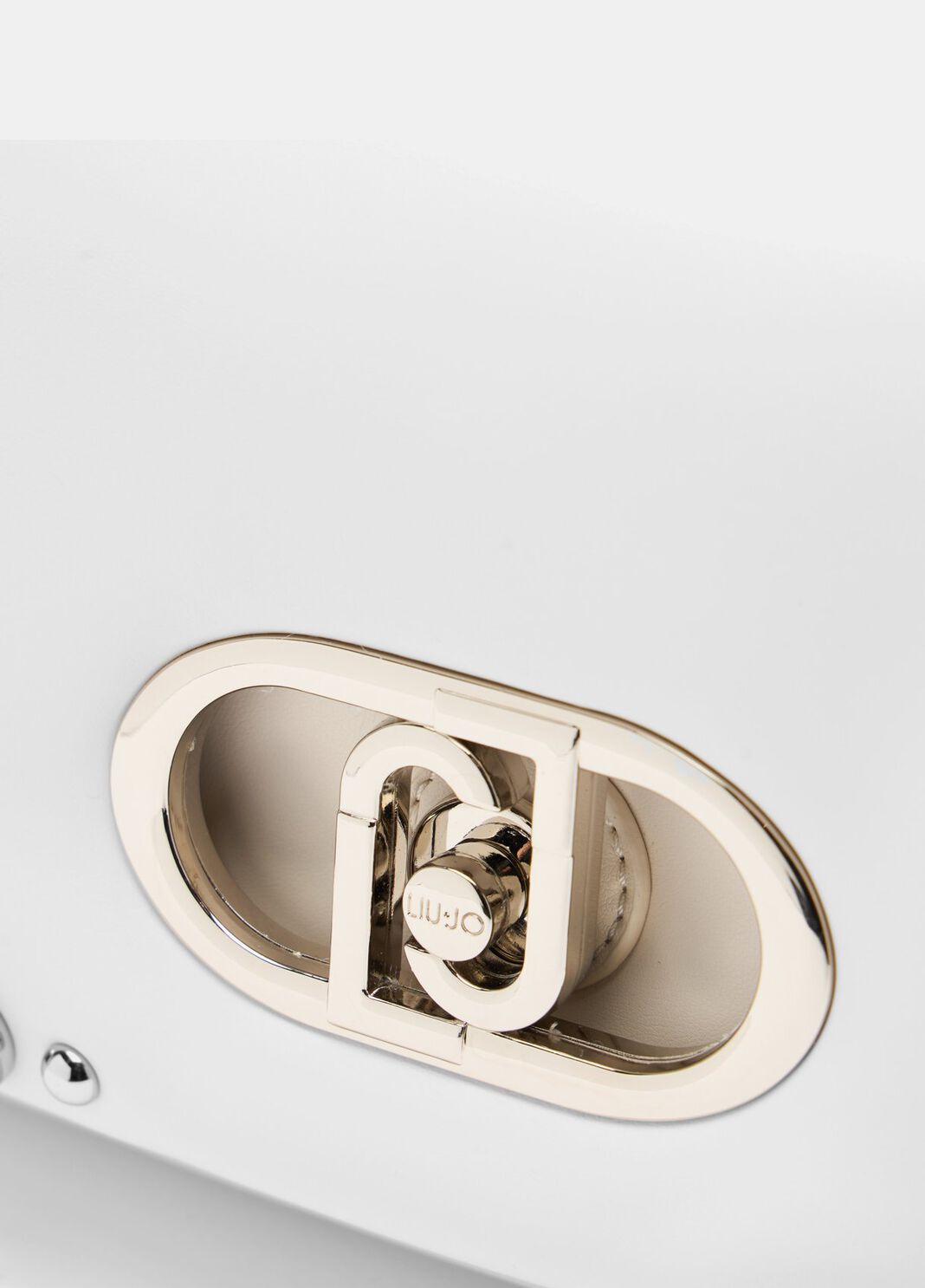 Medium LaPuffy bag with beads cream Liu Jo - large image number 5