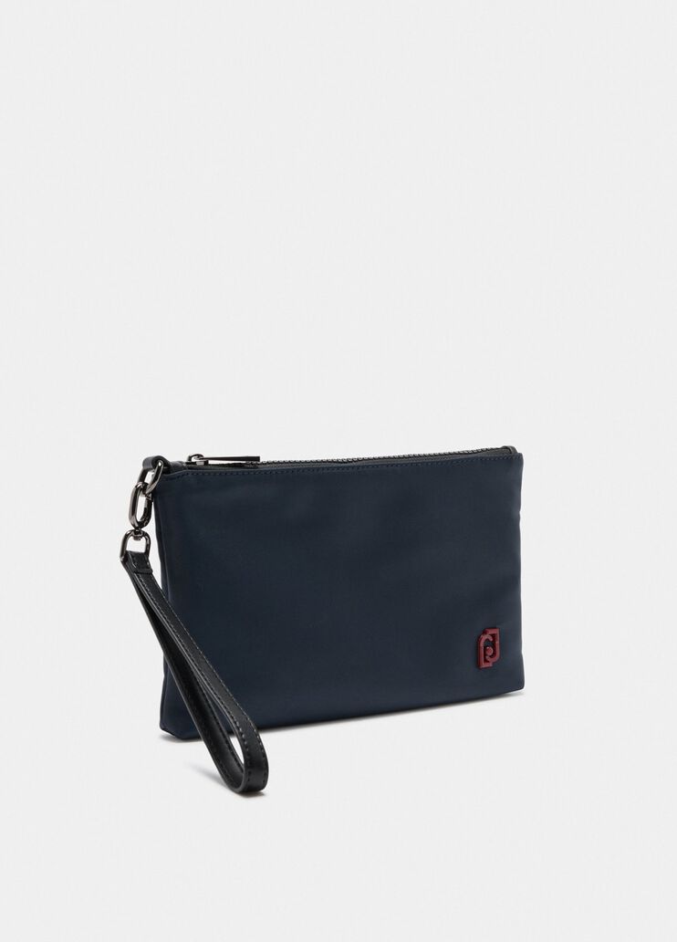 Pochette en nylon gris foncé Liu Jo - large image number 2