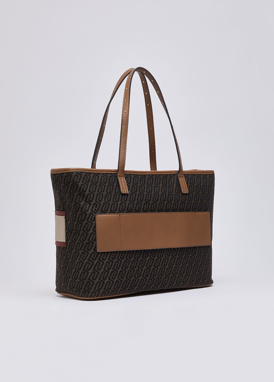 Mittlere Monogramm-Tote-Tasche Dunkelbraun Liu Jo - large image number 3