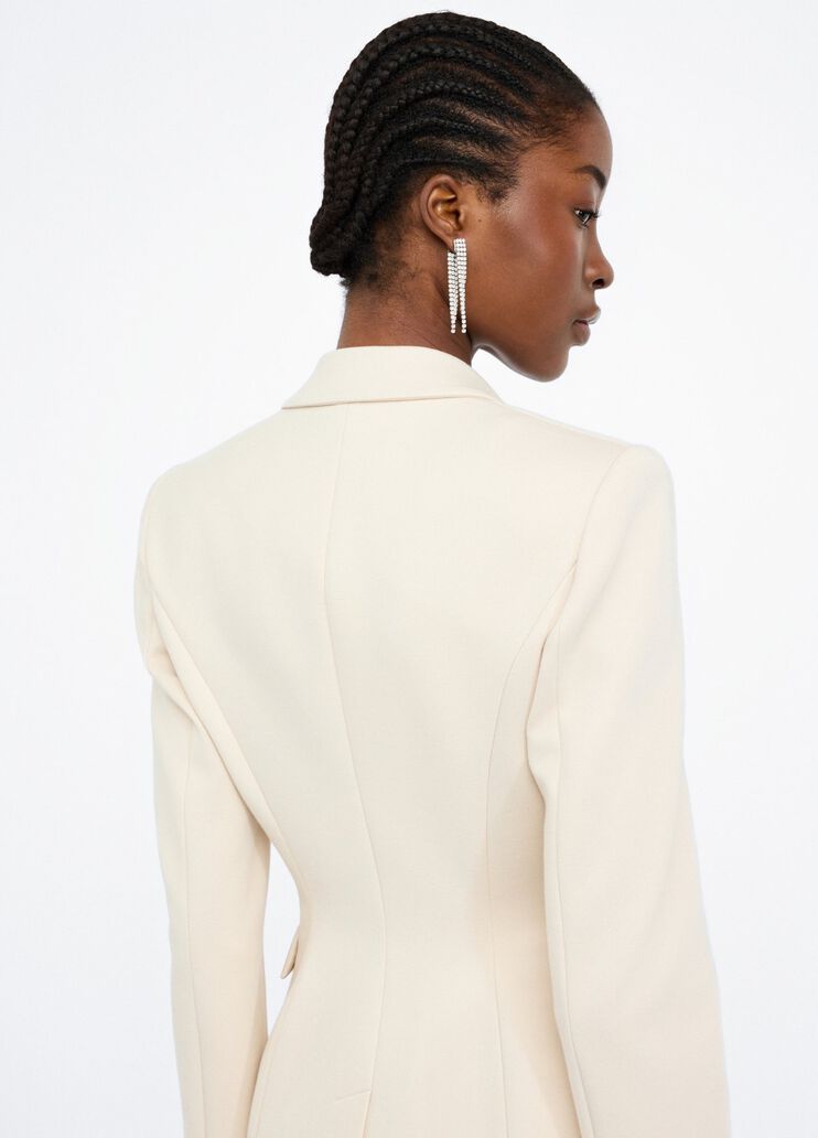 Blazer with brooch detail white Liu Jo - large image number 4 Blazer with brooch detail white Liu Jo - large image number 4