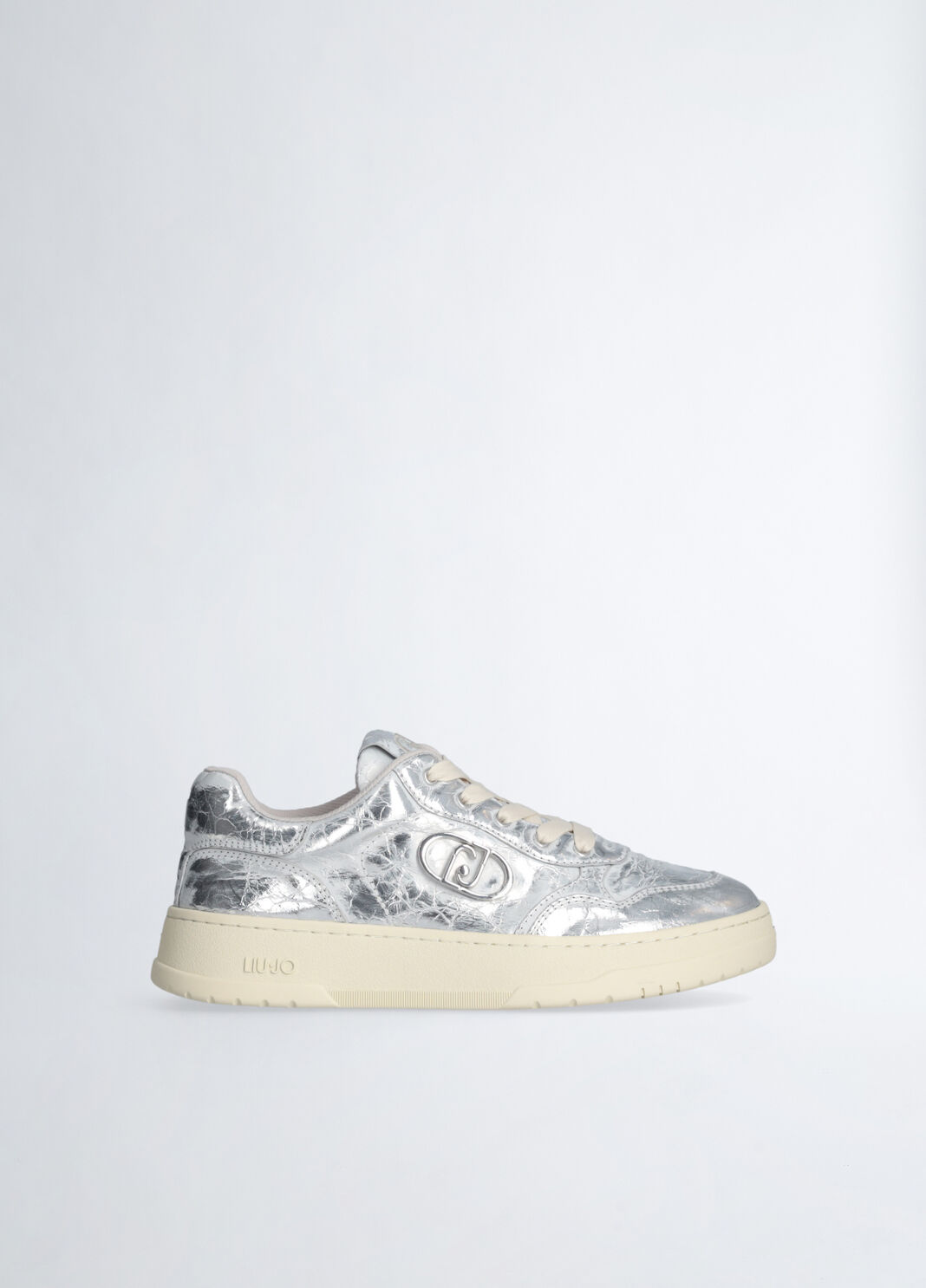 Distressed-effect sneakers silver Liu Jo - large image number 2
