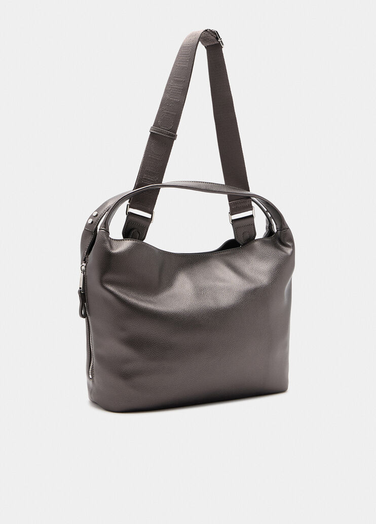 Shopping bag with strap anthracite Liu Jo - large image number 1