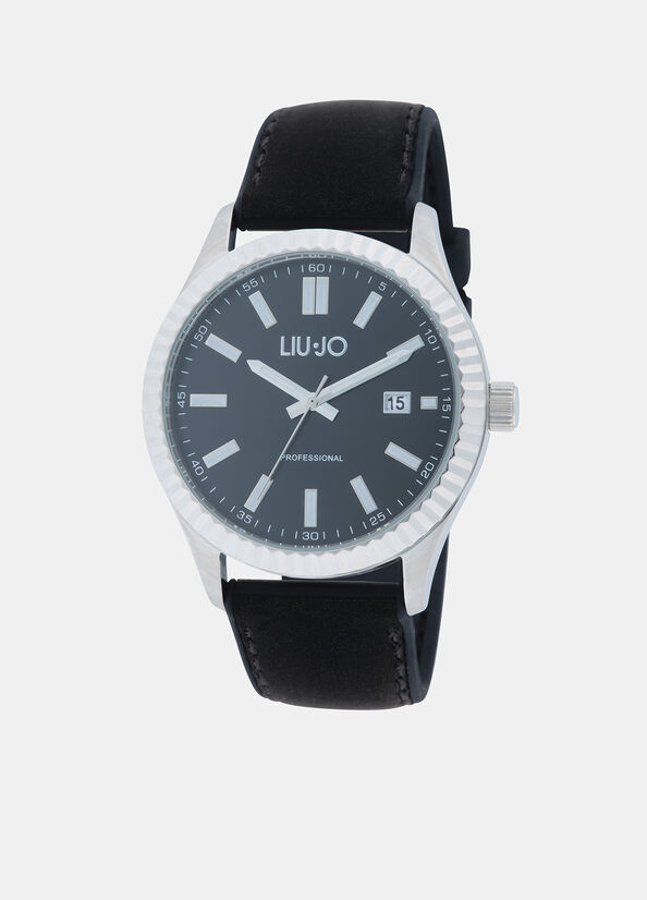 Reloj con correa de silicona negro Liu Jo - large image number 0