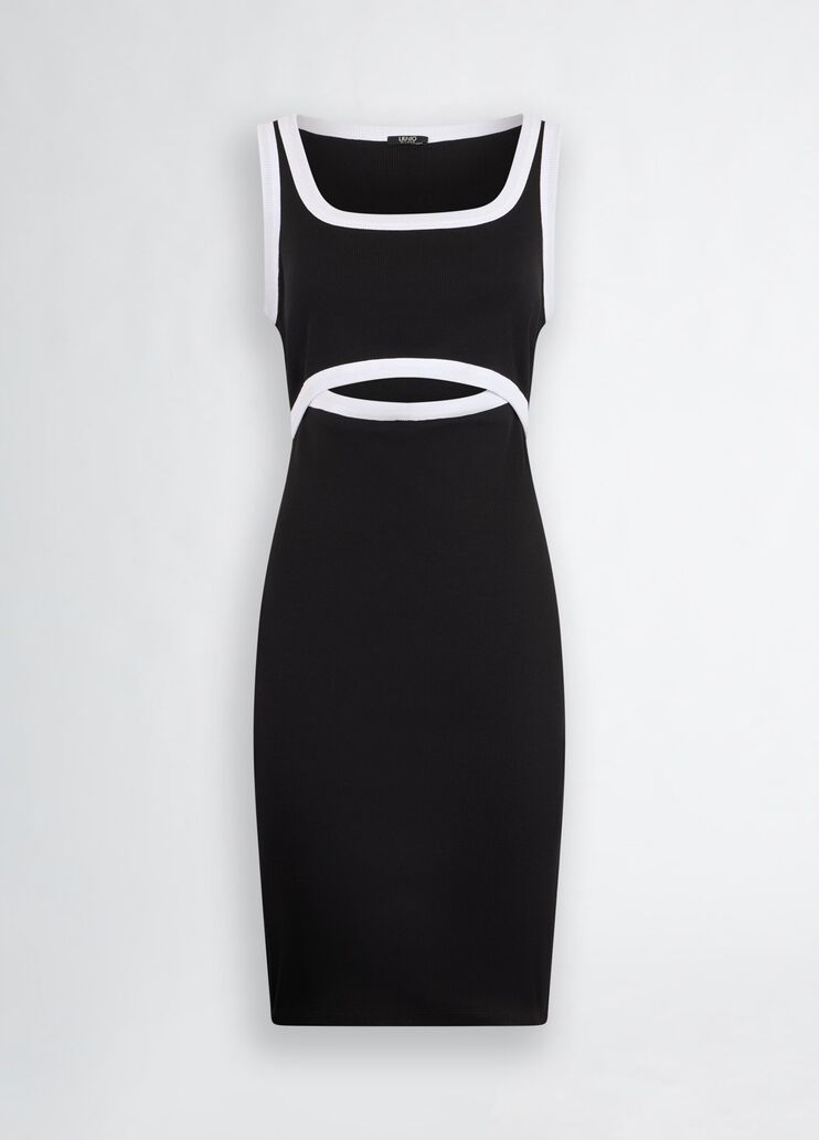 Dress with cut-out detailing black Liu Jo - large image number 6 Dress with cut-out detailing black Liu Jo - large image number 6