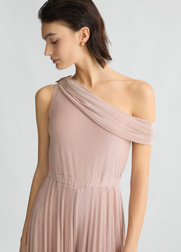 Powder pink one-shoulder jumpsuit pink Liu Jo - large image number 2 Powder pink one-shoulder jumpsuit pink Liu Jo - large image number 2