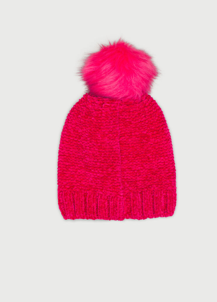 Beanie with pompon Dark pink Liu Jo - large image number 1