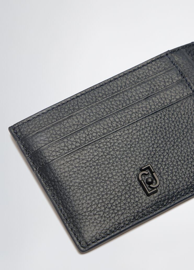 Leather card holder dark blue Liu Jo - medium Leather card holder dark blue Liu Jo - medium