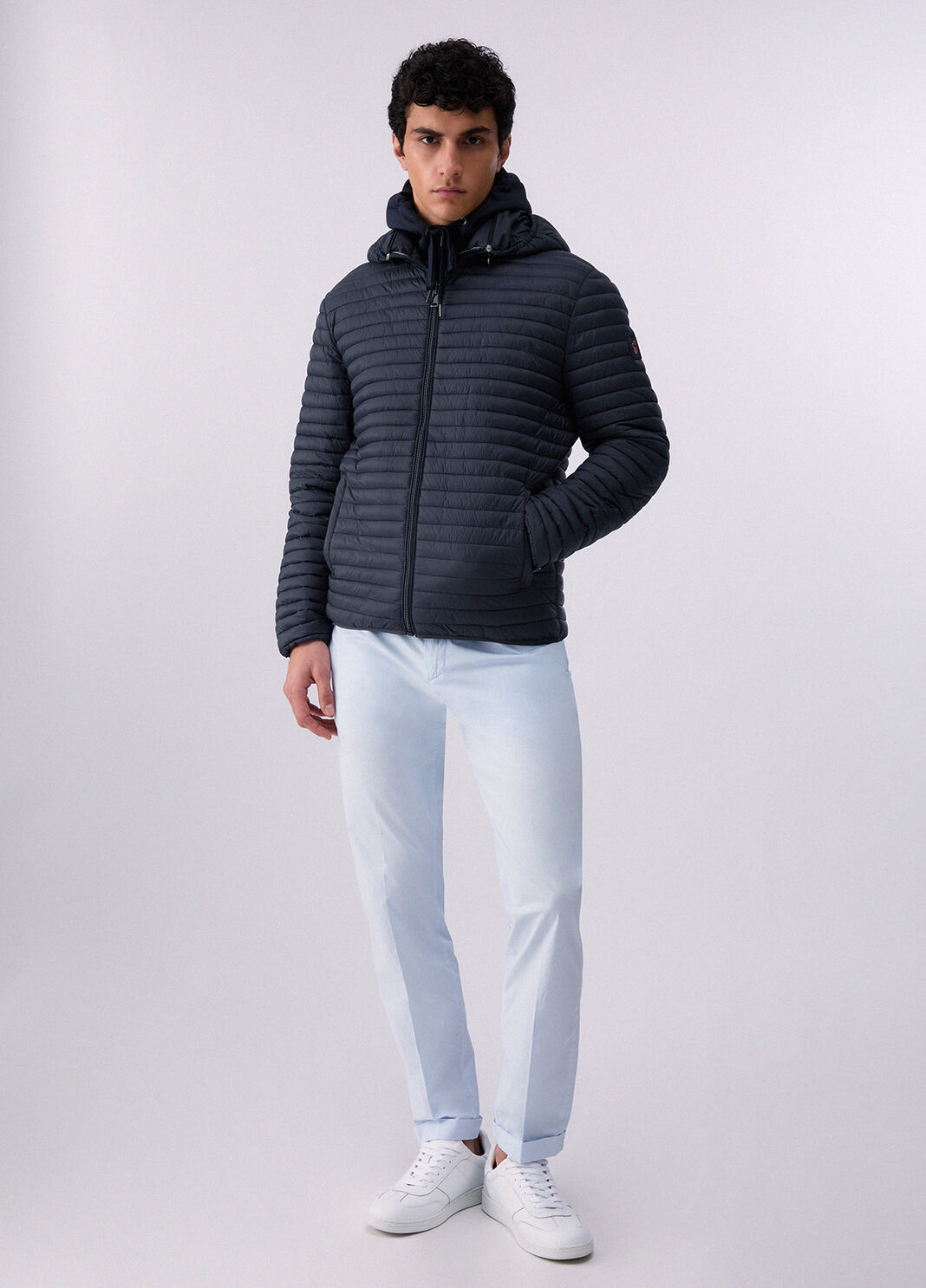 Pantalones chinos azul claro polvo Liu Jo - large image number 5