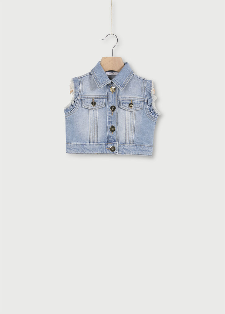 Gilet di jeans  Denim blu Liu Jo - large image number 0