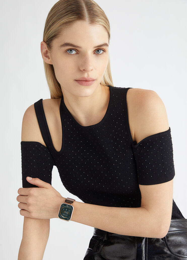 Liu Jo smartwatch with diamantés gold colour Liu Jo - medium Liu Jo smartwatch with diamantés gold colour Liu Jo - medium