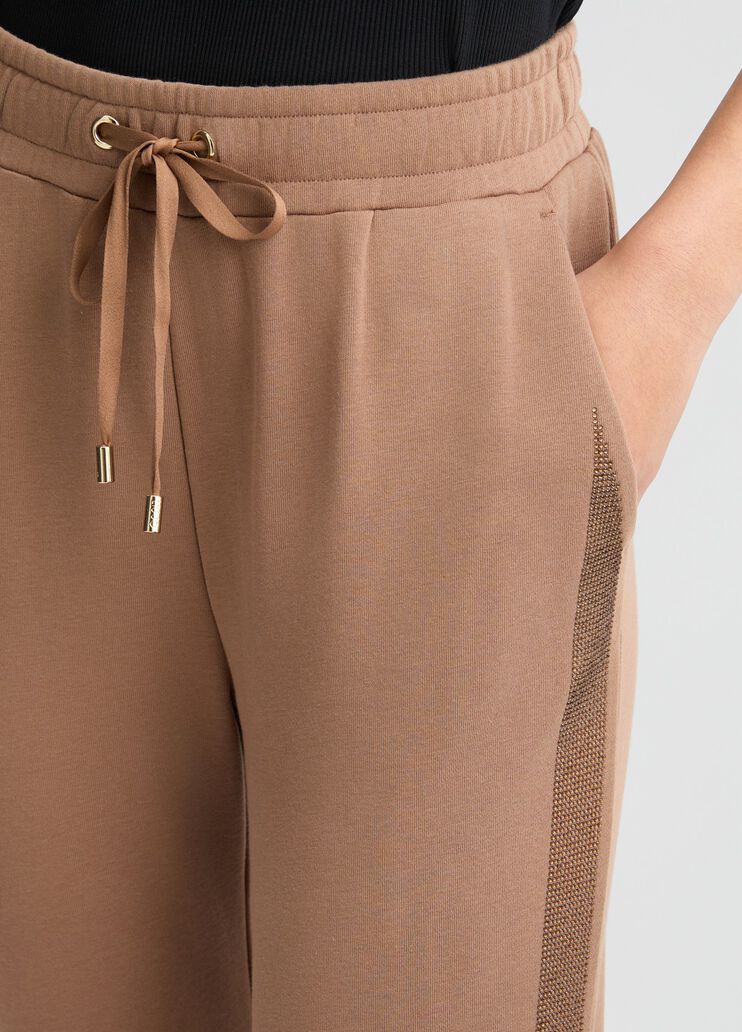 Brown fleece jogging bottoms biscuit Liu Jo - large image number 4 Brown fleece jogging bottoms biscuit Liu Jo - large image number 4