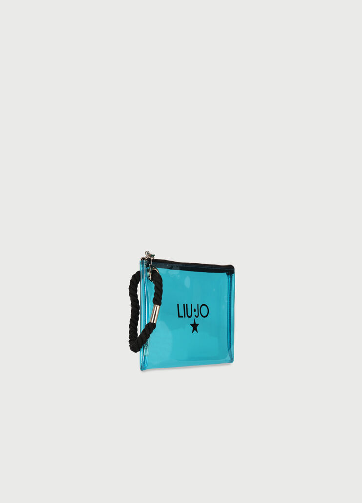 Beauty case piccolo in PVC Verde Liu Jo - large image number 2 Beauty case piccolo in PVC Verde Liu Jo - large image number 2