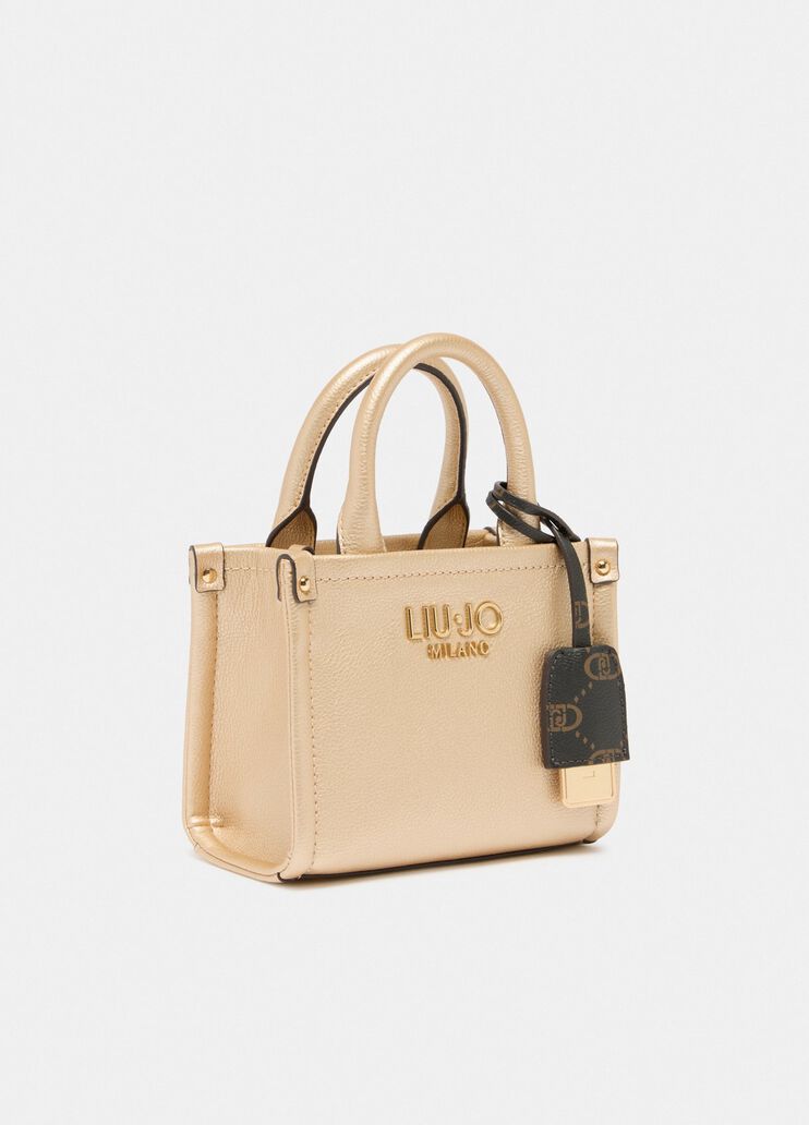 Mini bag with charm light gold Liu Jo - large image number 2 Mini bag with charm light gold Liu Jo - large image number 2
