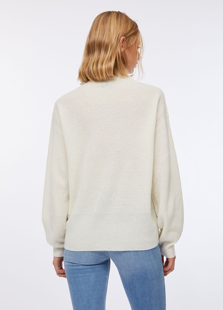 Wool and cashmere sweater white Liu Jo - large image number 1 Wool and cashmere sweater white Liu Jo - large image number 1